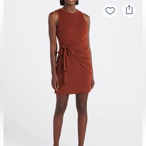 Kaileigh Rust Mini Dress